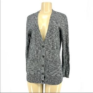 Madewell graduate marbled cardigan grey small